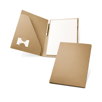 POE. A4 document folder made from 100 recycled paper (450 g/m²)